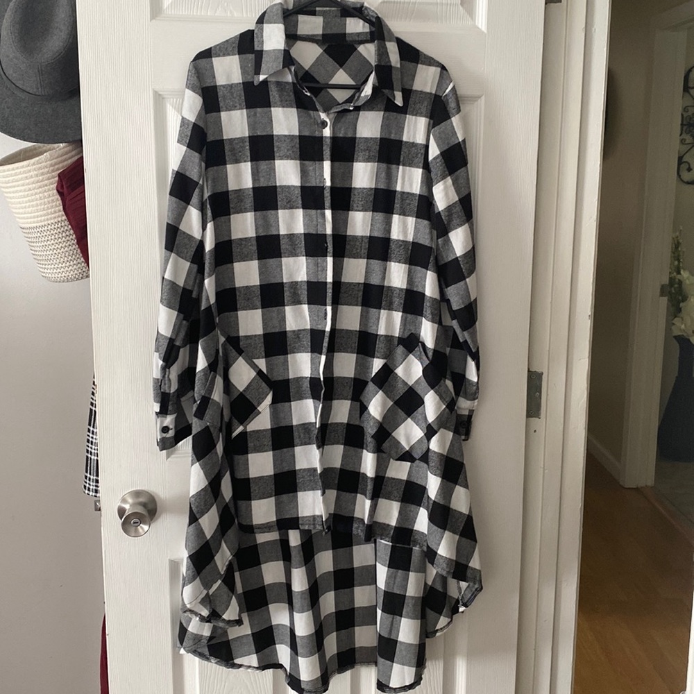Buffalo plaid Tunic